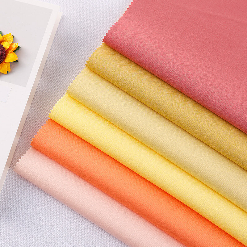 Polyester Viscose Blend Woven Twill Fabric for Blouse Wholesale Suppli 4